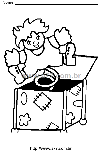 Desenho Para Colorir Brinquedo