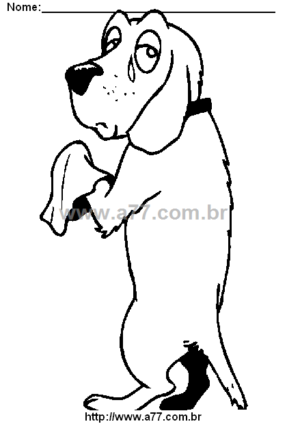 Desenho Para Colorir Cachorrinho