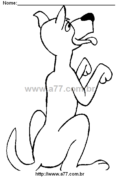 Desenho Para Colorir Cachorrinho