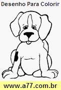 Desenho Para Colorir Cão