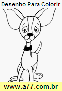 Desenho Para Colorir Anima de Estimação