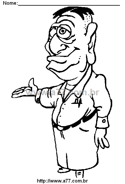 Desenho Para Colorir Caricato
