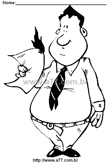 Desenho Para Colorir Caricato