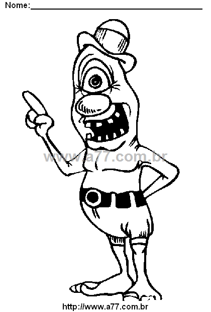 Desenho Para Colorir Caricato
