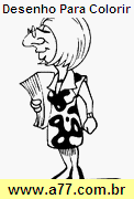 Desenho Para Colorir Caricatura