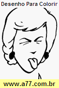 Desenho Para Colorir Fisionomia Humana
