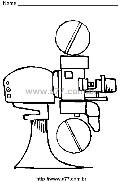 Desenho Para Colorir Produção Cinematográfica