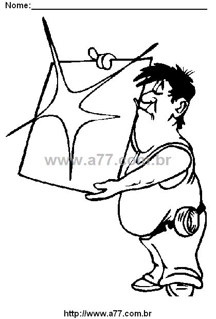 Desenho Para Colorir Objeto Cinematográfico