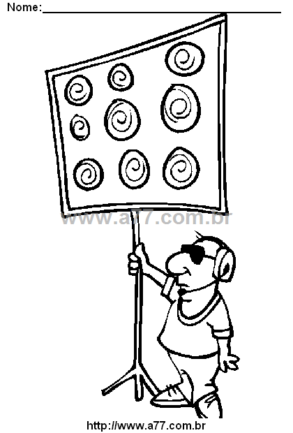 Desenho Para Colorir Produção de Filme