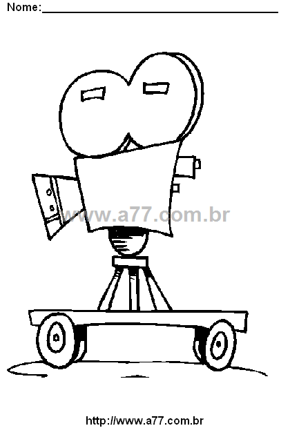 Desenho Para Colorir Produção Cinematográfica