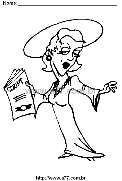 Desenho Para Colorir Produção de Filme