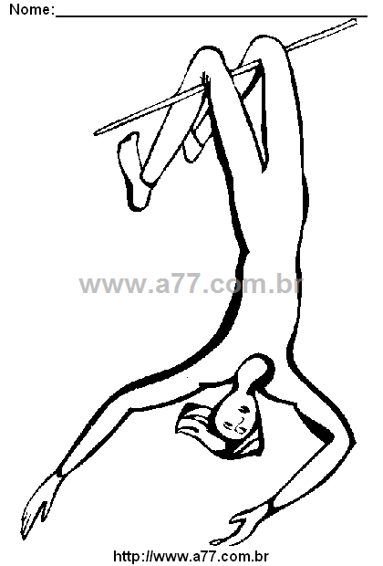 Desenho Para Colorir Espetáculo Circense