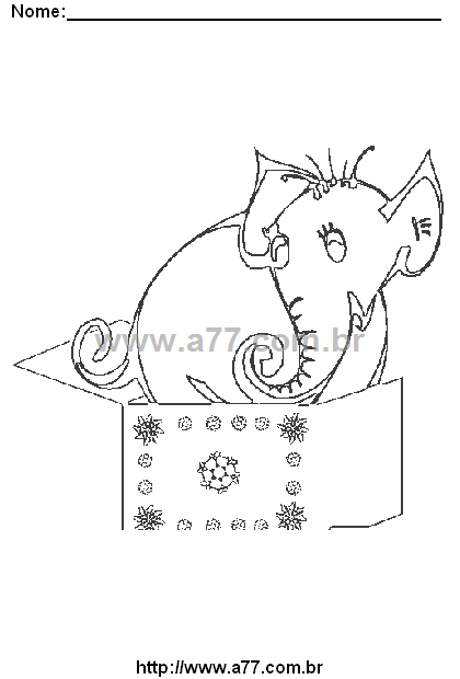 Desenho Para Colorir Apresentação Circense