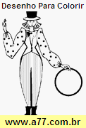 Desenho Para Colorir Apresentação Circense
