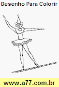 Desenho Para Colorir Apresentação Circense