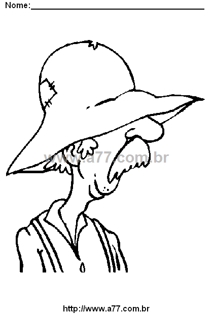 Desenho Para Colorir Cowboy