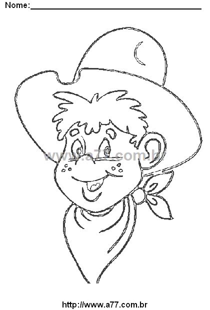 Desenho Para Colorir Country