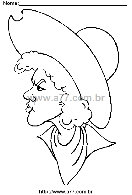 Desenho Para Colorir Cowboy