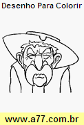 Desenho Para Colorir Cowboy