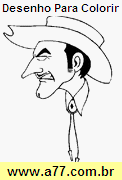 Desenho Para Colorir Cowboy