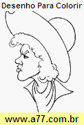 Desenho Para Colorir Cowboy
