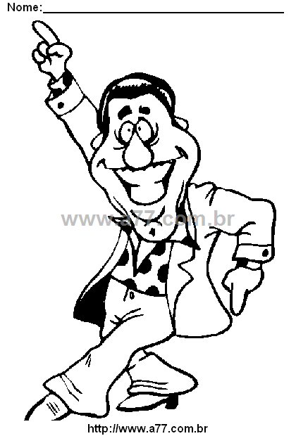 Desenho Para Colorir Discoteca