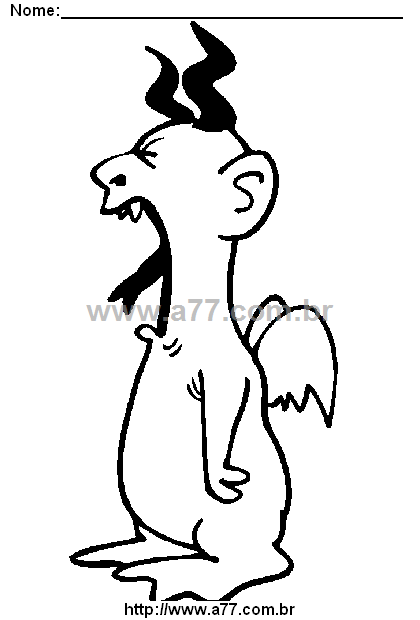 Desenho Para Colorir Dragão