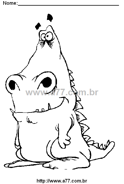 Desenho Para Colorir Dragão