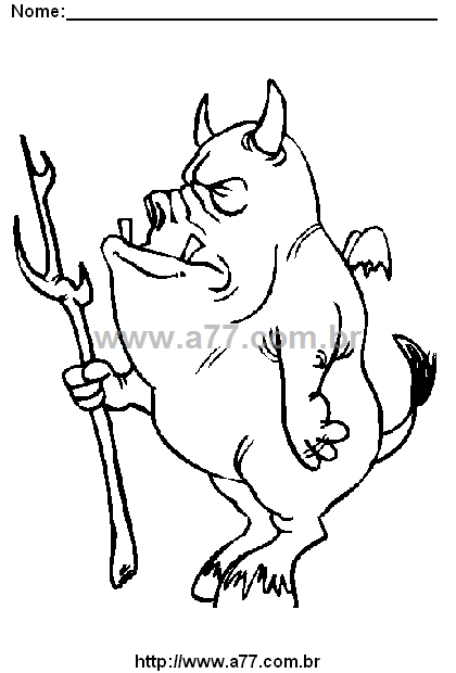 Desenho Para Colorir Dragão