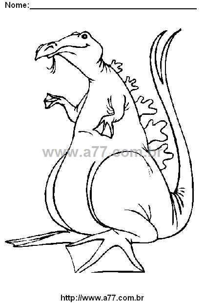 Desenho Para Colorir Dragão