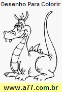 Desenho Para Colorir Dragão Mitológico