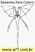 Desenho Para Colorir Dragão Mitológico