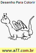Desenho Para Colorir Dragão Mitológico