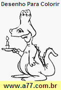 Desenho Para Colorir Dragão