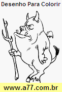 Desenho Para Colorir Dragão