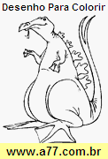 Desenho Para Colorir Dragão