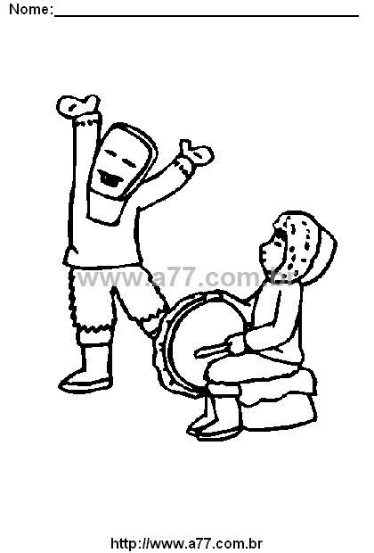 Desenho Para Colorir Esquimó