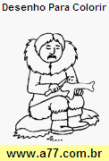 Desenho Para Colorir Tribo Esquimó