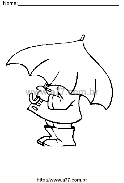 Desenho Para Colorir Fenômeno Natural