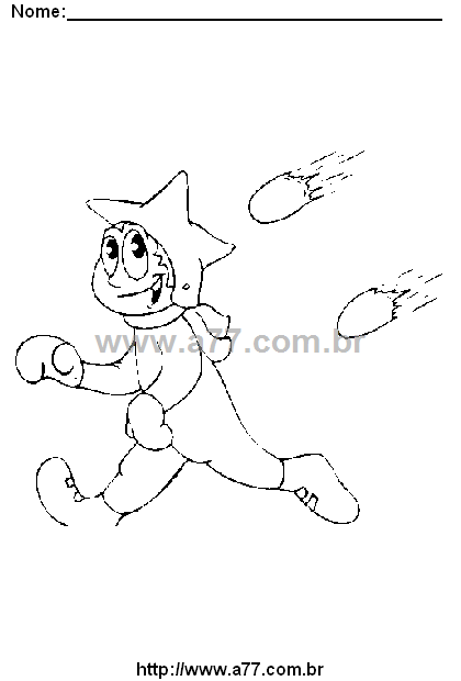 Desenho Para Colorir Fenômeno da Natureza