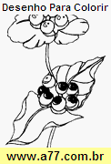 Desenho Para Colorir Jardim