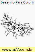 Desenho Para Colorir Flores