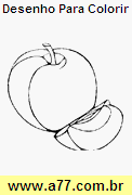 Desenho Para Colorir Frutas