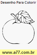 Desenho Para Colorir Alimentação Saudável