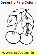 Desenho Para Colorir Frutas