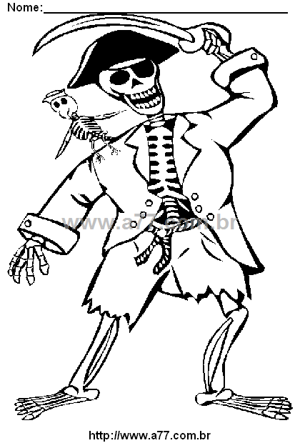 Desenho Para Colorir Dia das Bruxas, Halloween