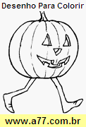 Desenho Para Colorir Dia das Bruxas, Halloween