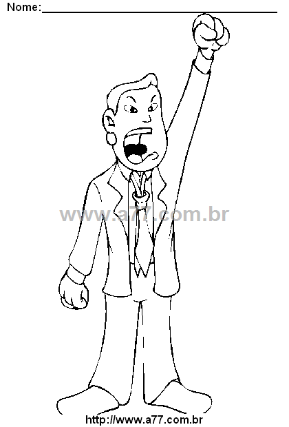 Desenho Para Colorir Homem