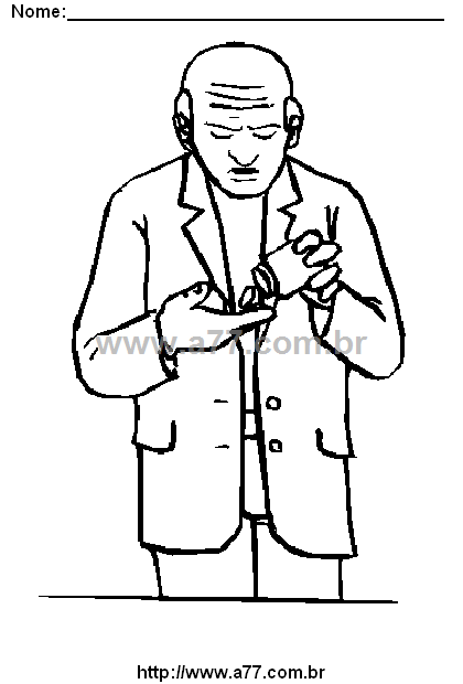 Desenho Para Colorir Pessoa