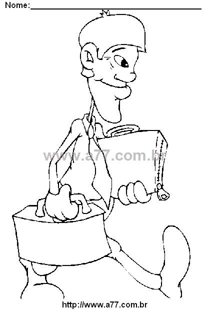 Desenho Para Colorir Pessoa